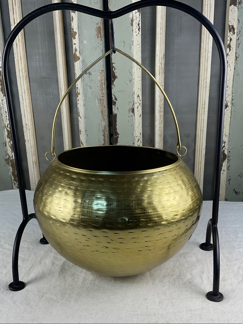 Broomstick Blvd. Cauldron - Metal W/Stand - Picture 3 of 7